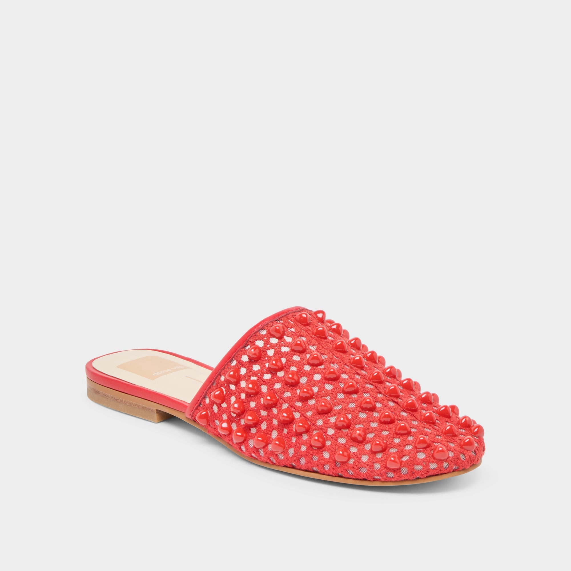 ROVA BEAD FLATS CHILI BEADED MESH Pot Glow