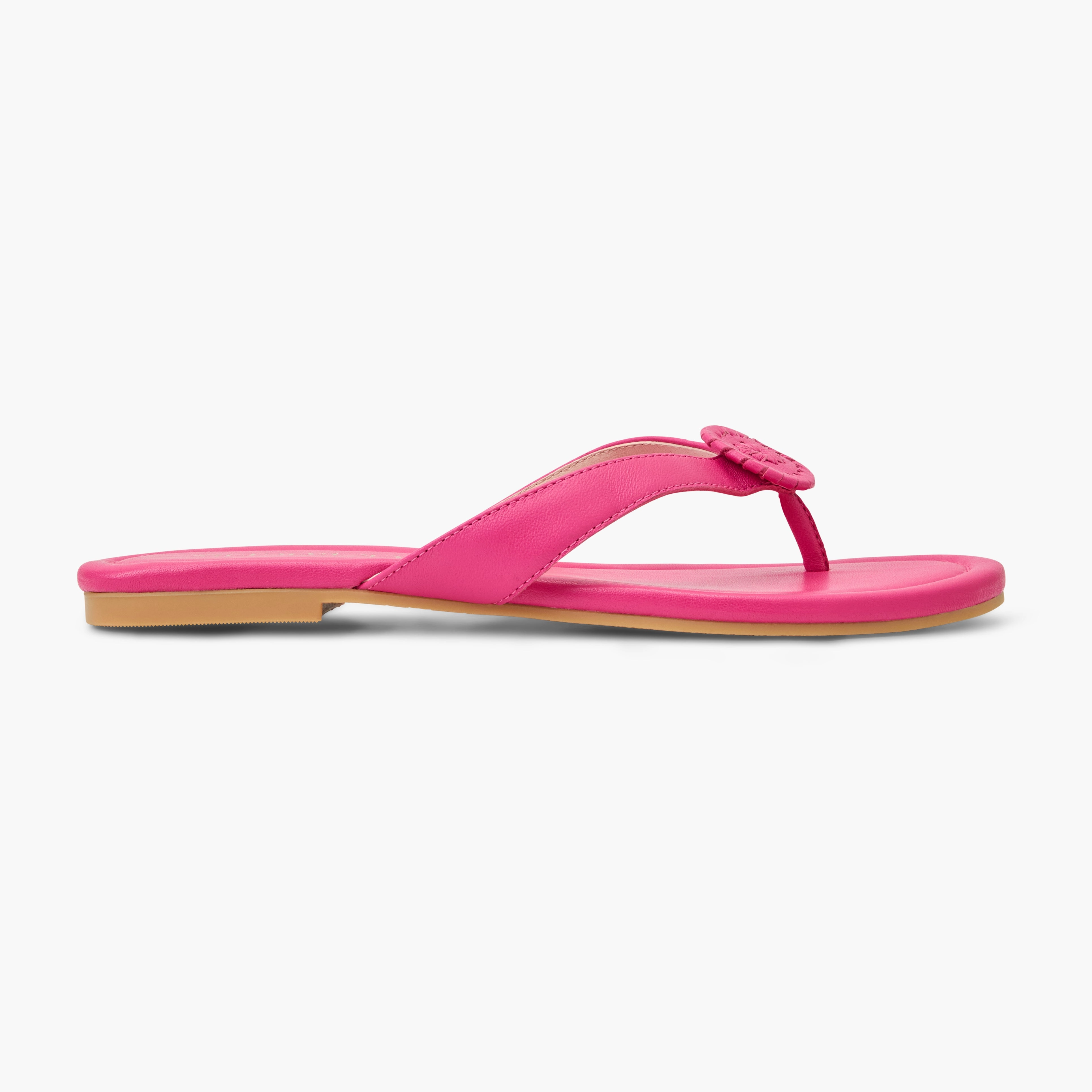 Removable Footbed Breathable mesh upper Roxy Leather Flip Flop