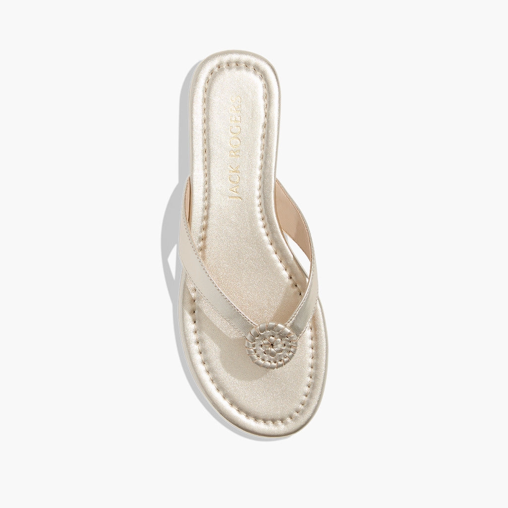 Event Chic Cushioned Midsole Roxy Leather Flip Flop