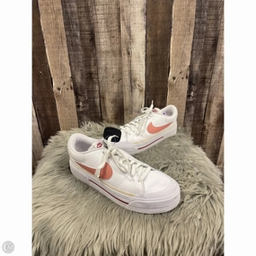 Unibody Construction Shock Absorbing TPU Shoes Sneakers By Nike In Pink & White, Size: 12