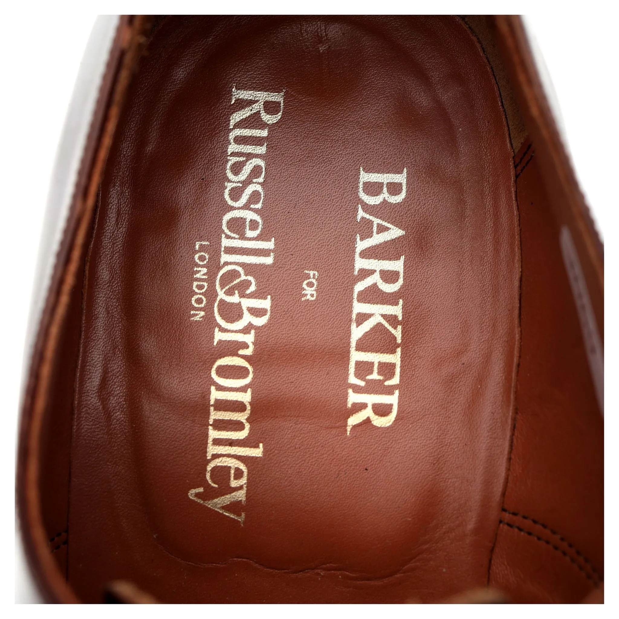 Russell & Bromley Brown Leather Oxford UK 9.5 G