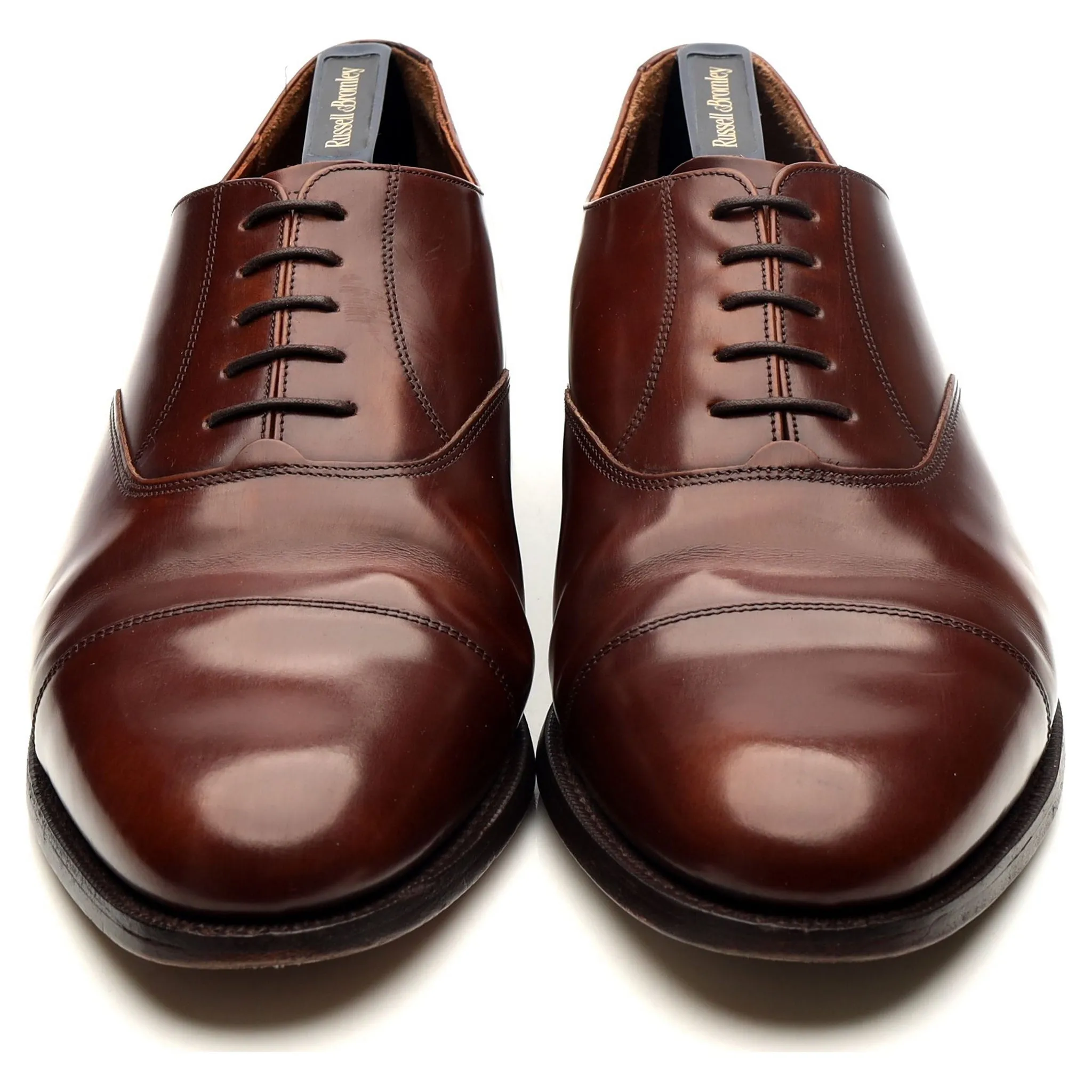 Russell & Bromley Brown Leather Oxford UK 9.5 G