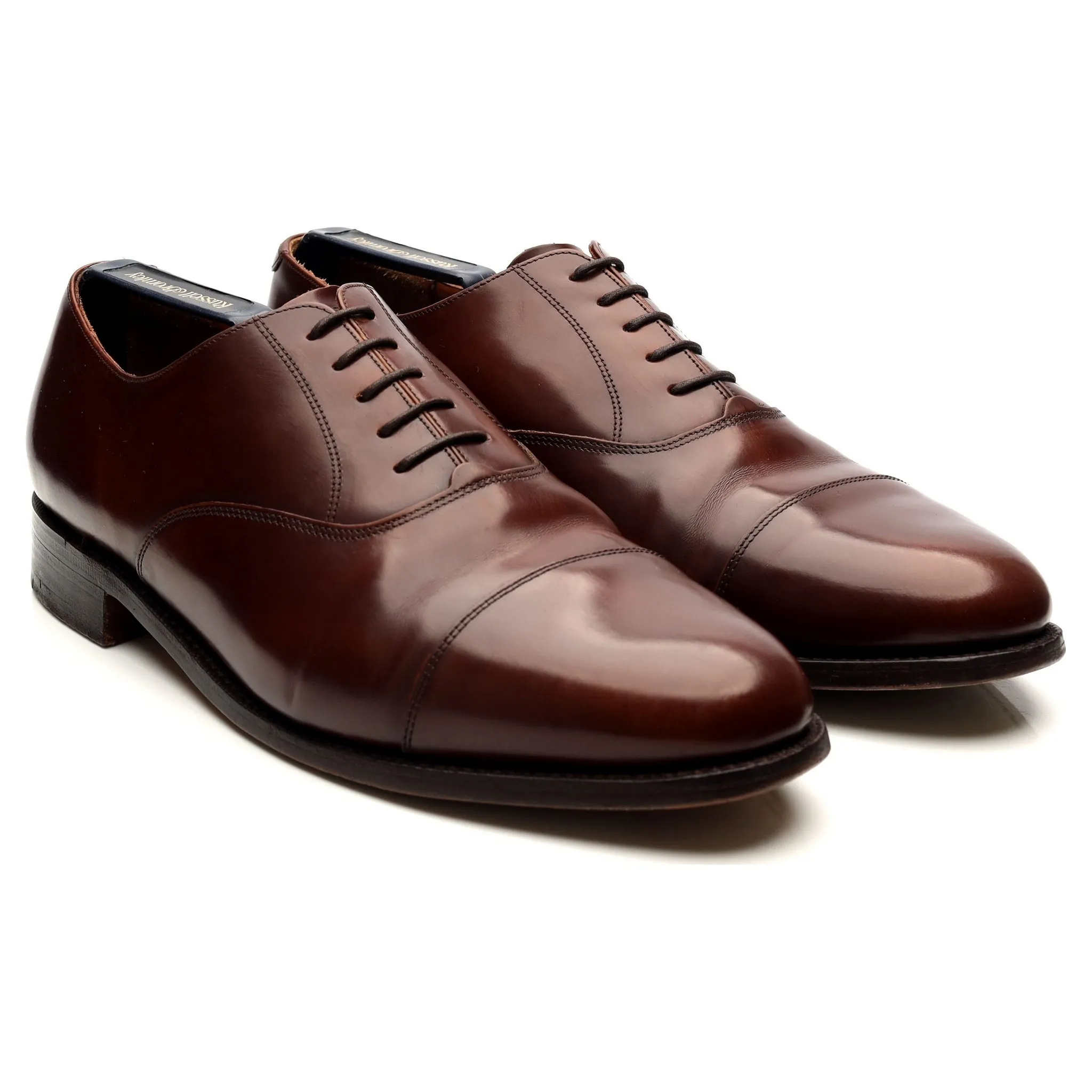 Russell & Bromley Brown Leather Oxford UK 9.5 G