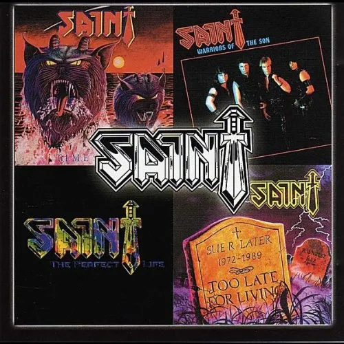 SAINT COLLECTION 1984 -1999 (4 Album, 2-CD Set) Warriors of the Son, Times End, Too Late, Perfect Life