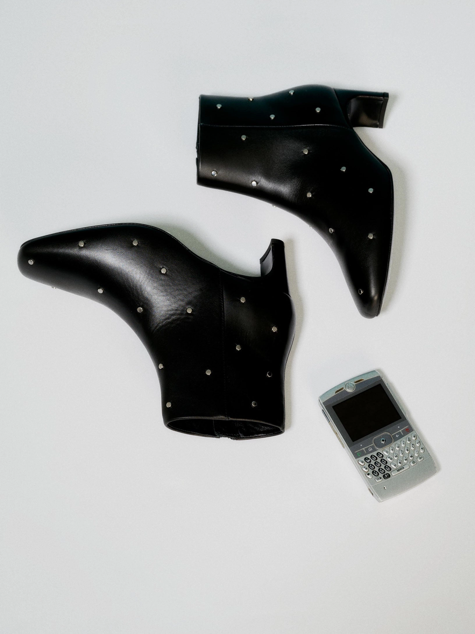 Trendy Protection Pull on Salema Black Stud Boot