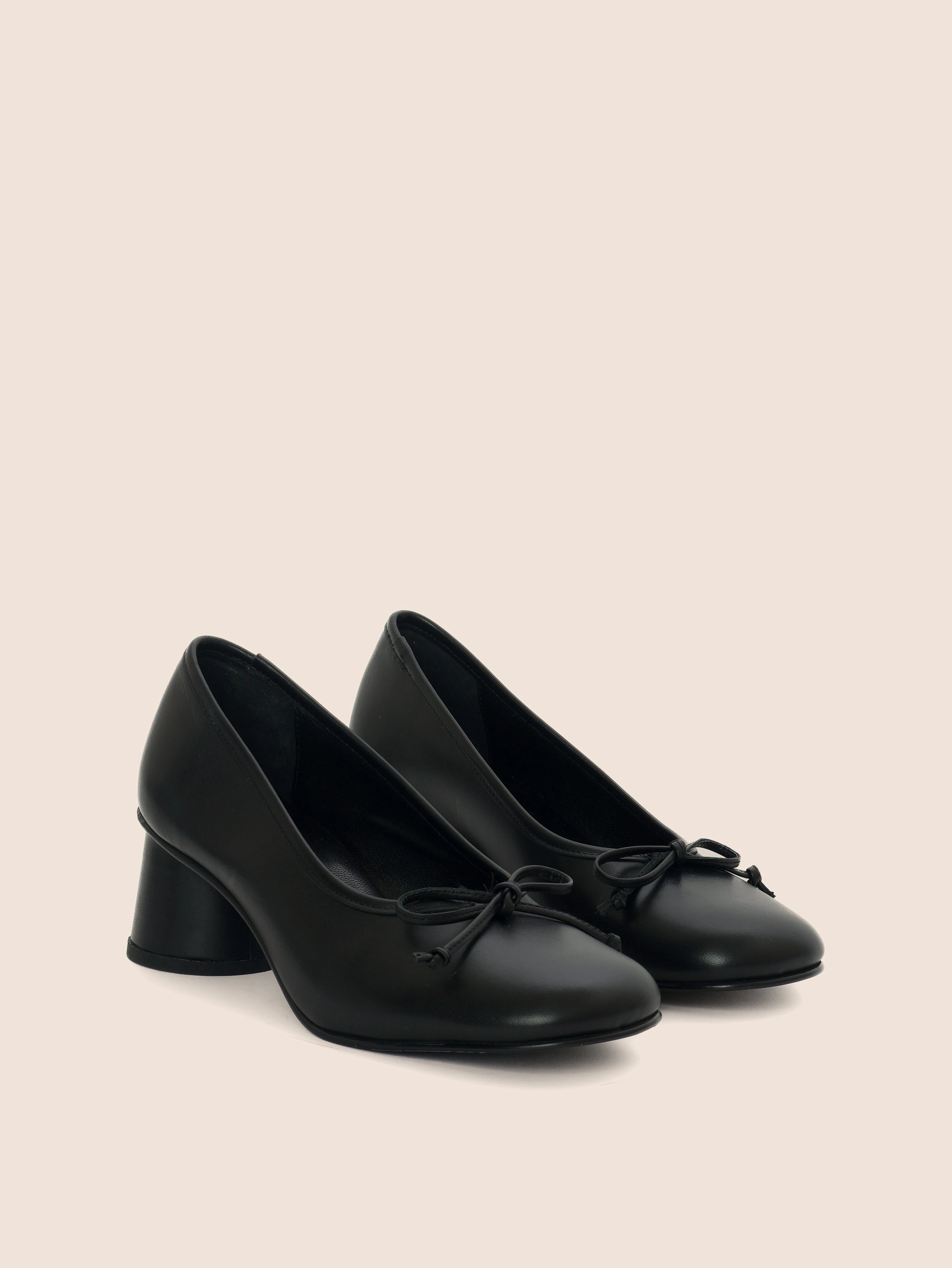 Power Walk Open Toe Pumps Salvada Black Heel