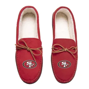 SAN FRANCISCO 49ERS MOCCASIN SLIPPERS