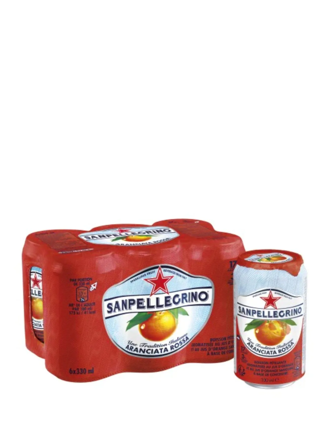 SAN PELLEGRINO ARANCIATA ROSSA 4X330ML