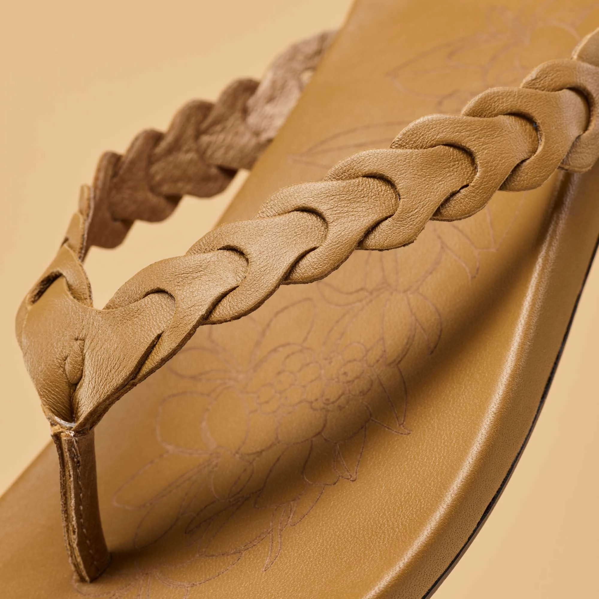 Lei - Tan Light Slip-on Shoes Secure fit