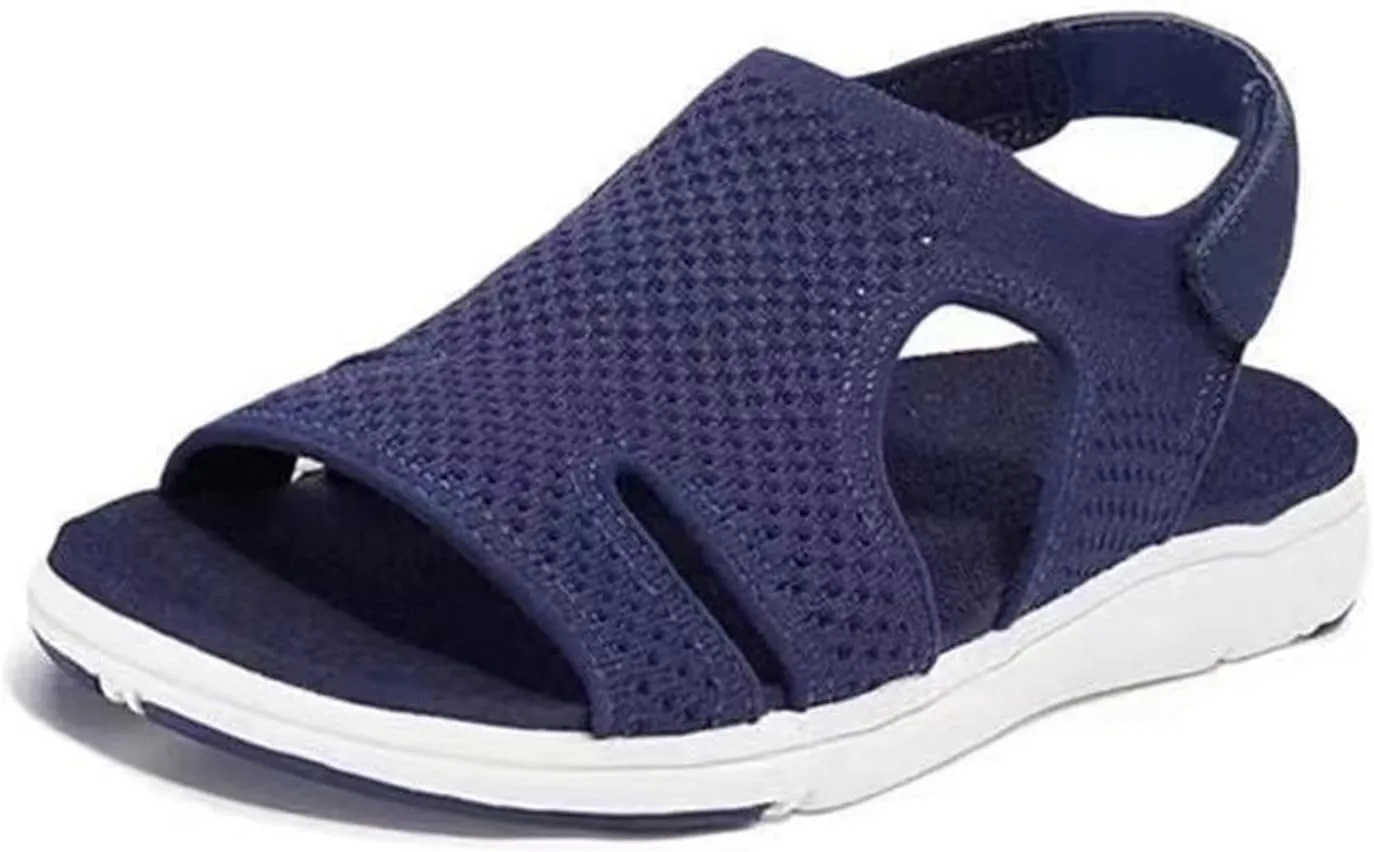 Sandals Women Comfortable Dressy Wedge Platform Sandals Ankle Strap Casual Summer Flatform Walking Orthopedic Shoes