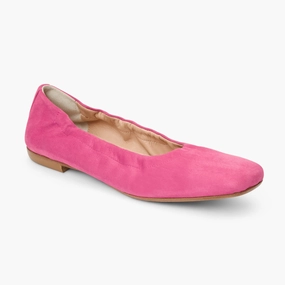 Santa Maria Italian Suede Ballet Flat Hill Walk Spring Air