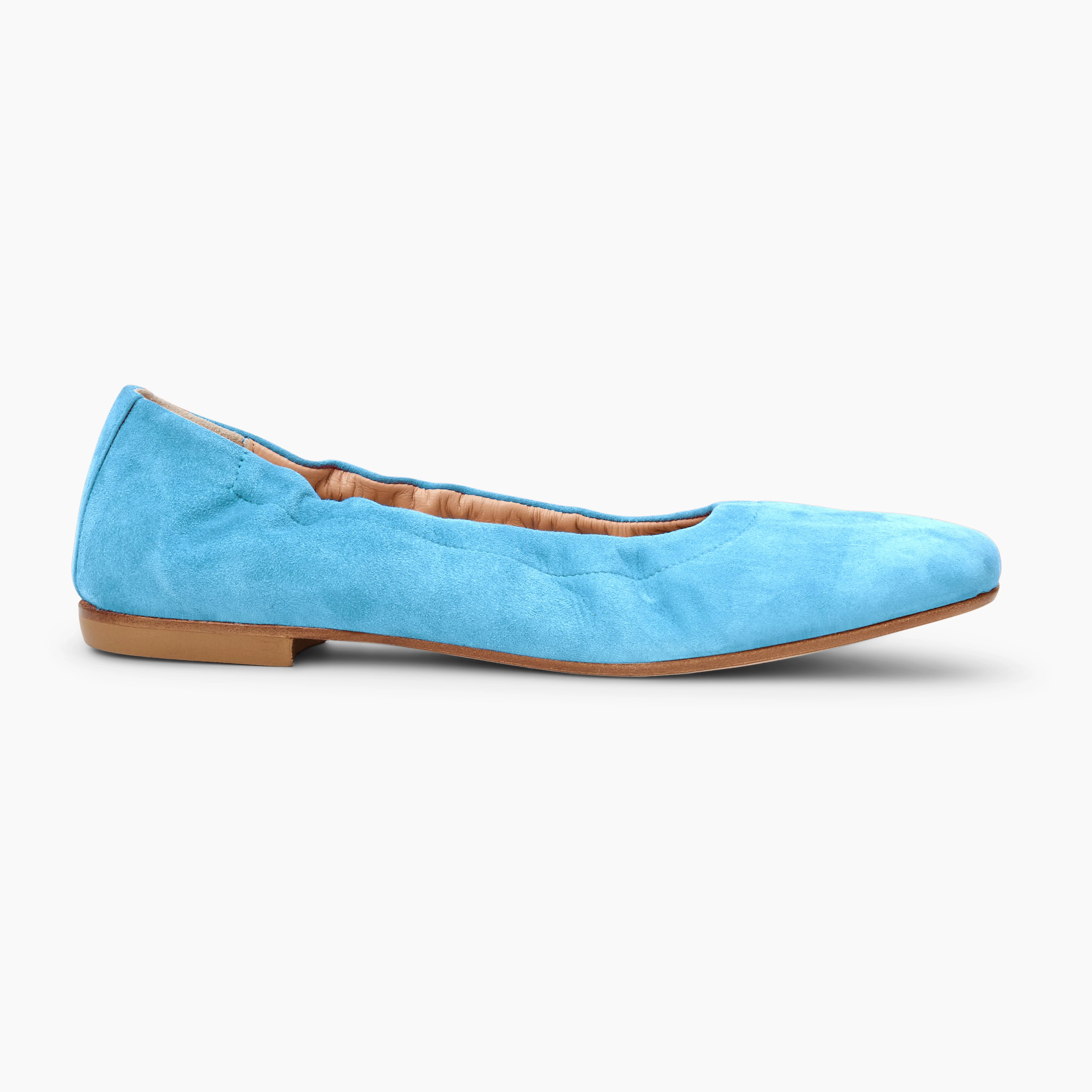 Fit Mood Santa Maria Italian Suede Ballet Flat