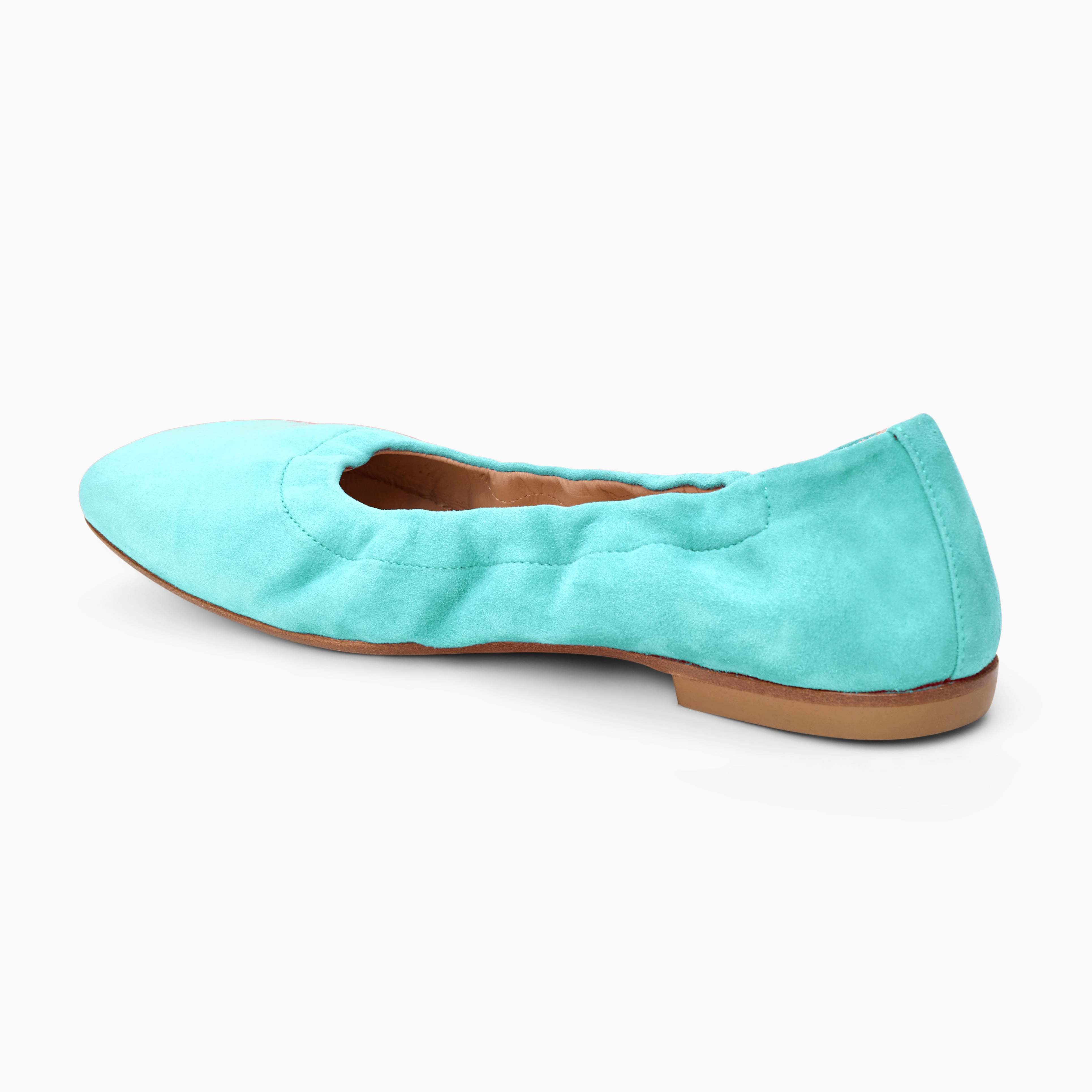 Santa Maria Italian Suede Ballet Flat Modern Classic Design