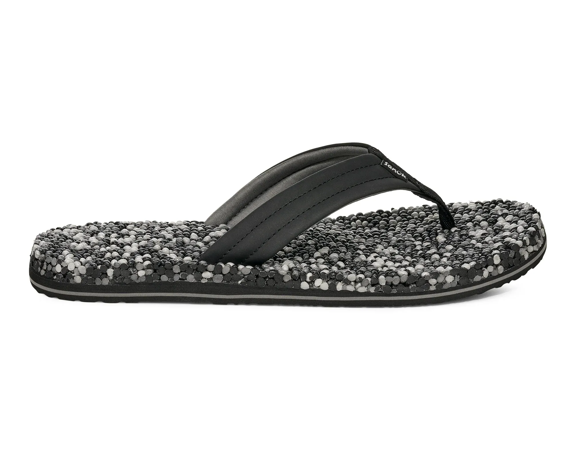 Sanuk Mens Bubblecush Sandals - Black Multi