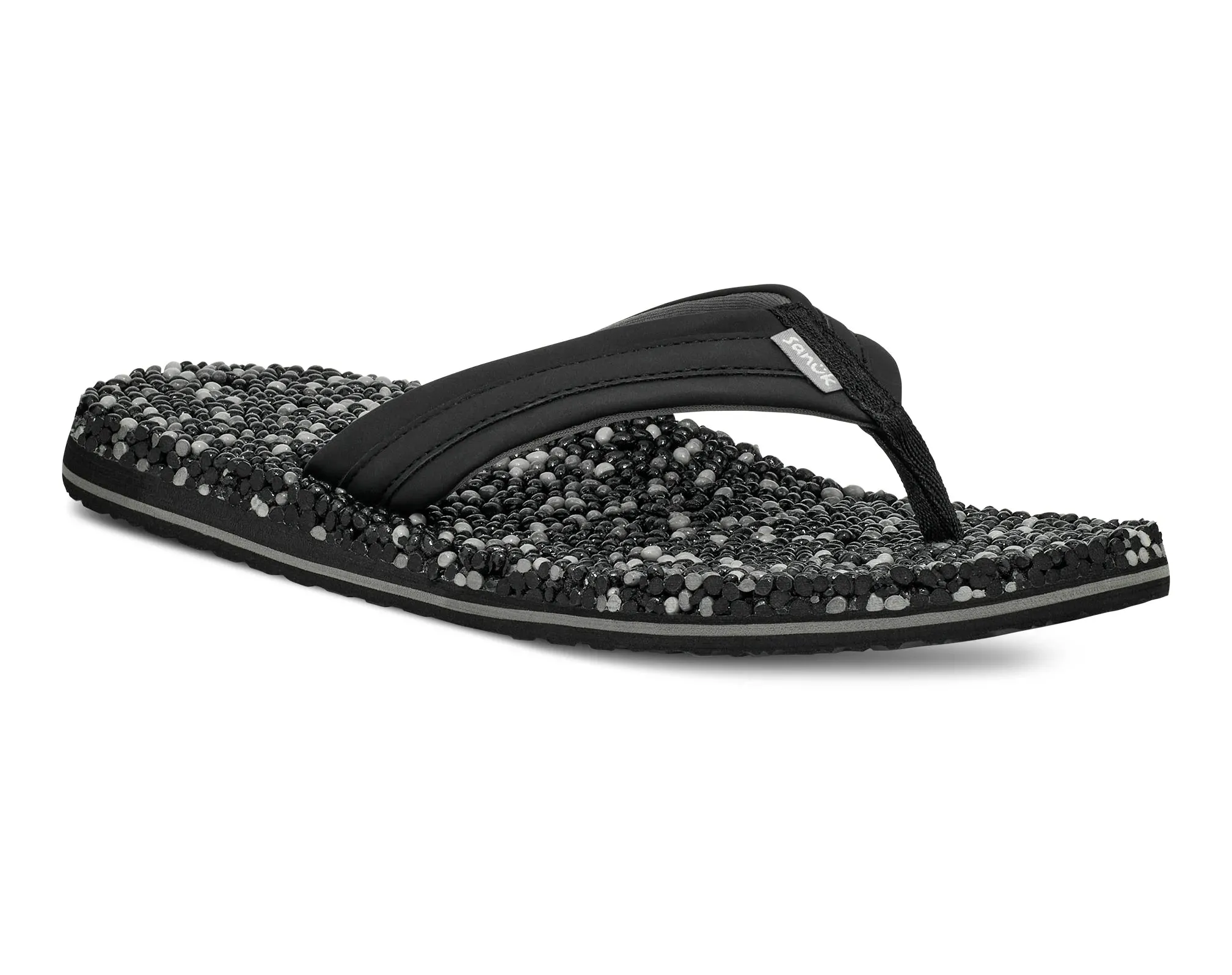 Sanuk Mens Bubblecush Sandals - Black Multi
