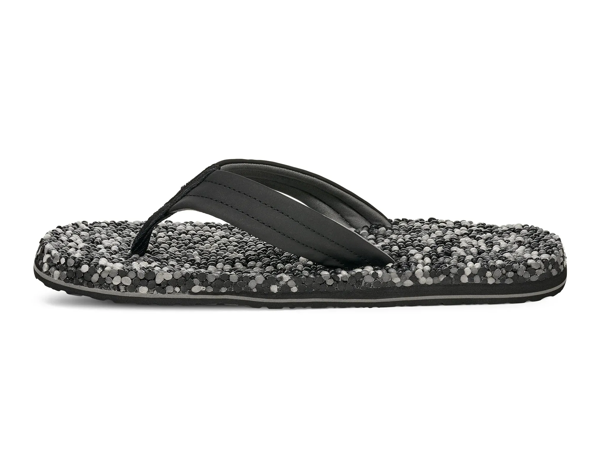 Sanuk Mens Bubblecush Sandals - Black Multi