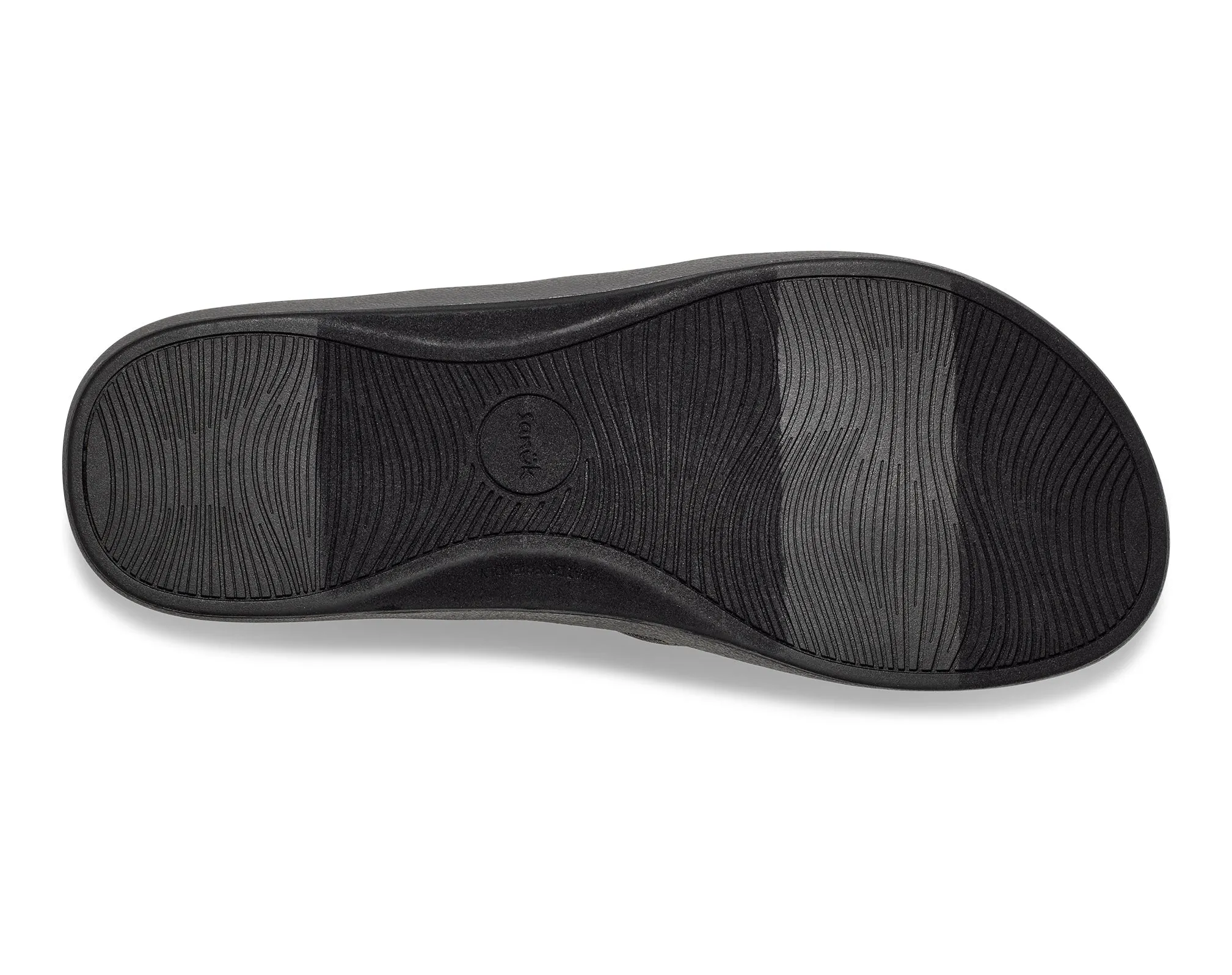 Sanuk Mens Cosmic Seas Mesh Sandals - Dark Grey