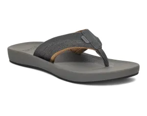 Sanuk Mens Cosmic Seas Mesh Sandals - Dark Grey
