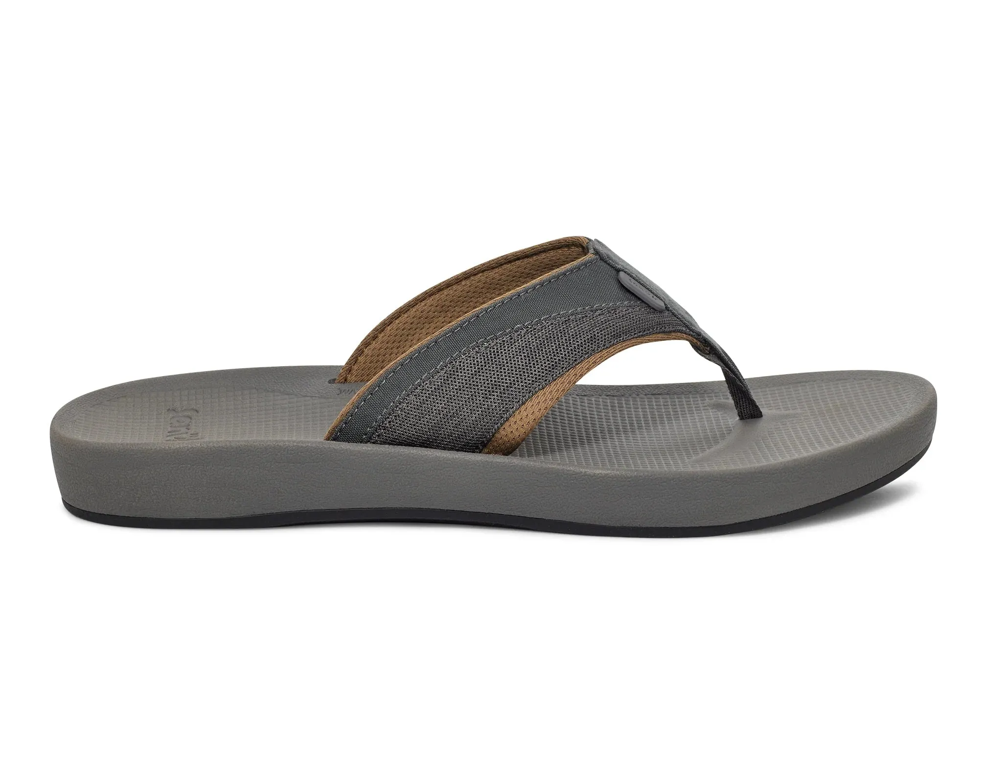 Sanuk Mens Cosmic Seas Mesh Sandals - Dark Grey