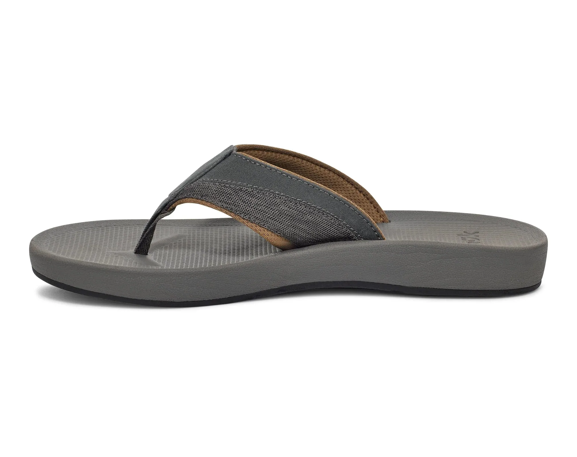 Sanuk Mens Cosmic Seas Mesh Sandals - Dark Grey