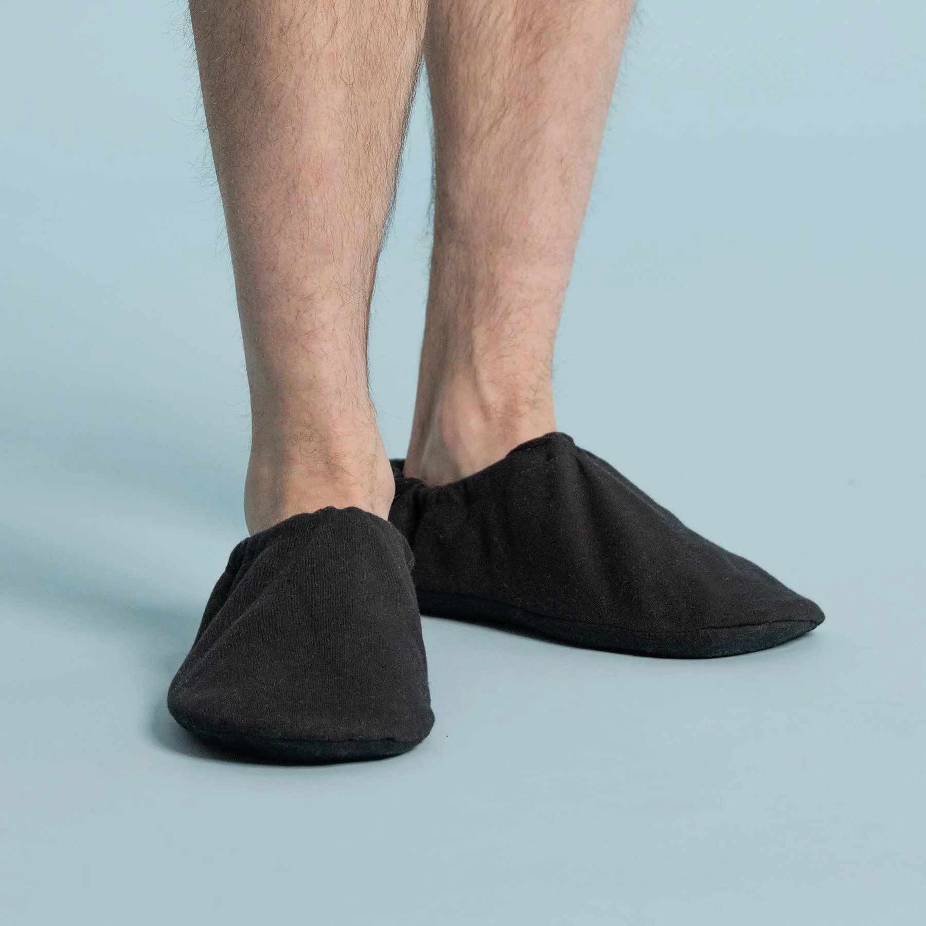 SATIE Glue-free 100% Organic Cotton Fleece Slippers (100% Biodegradable)