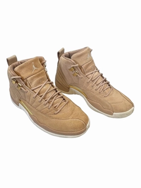 Hydrophobic Upper Rubber Traction Pods Tan Shoes Sneakers Jordan, Size 8.5