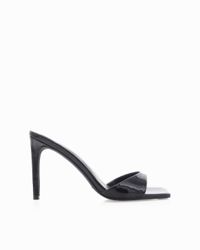 ESMERALDA - BLACK PATENT Leather Touch