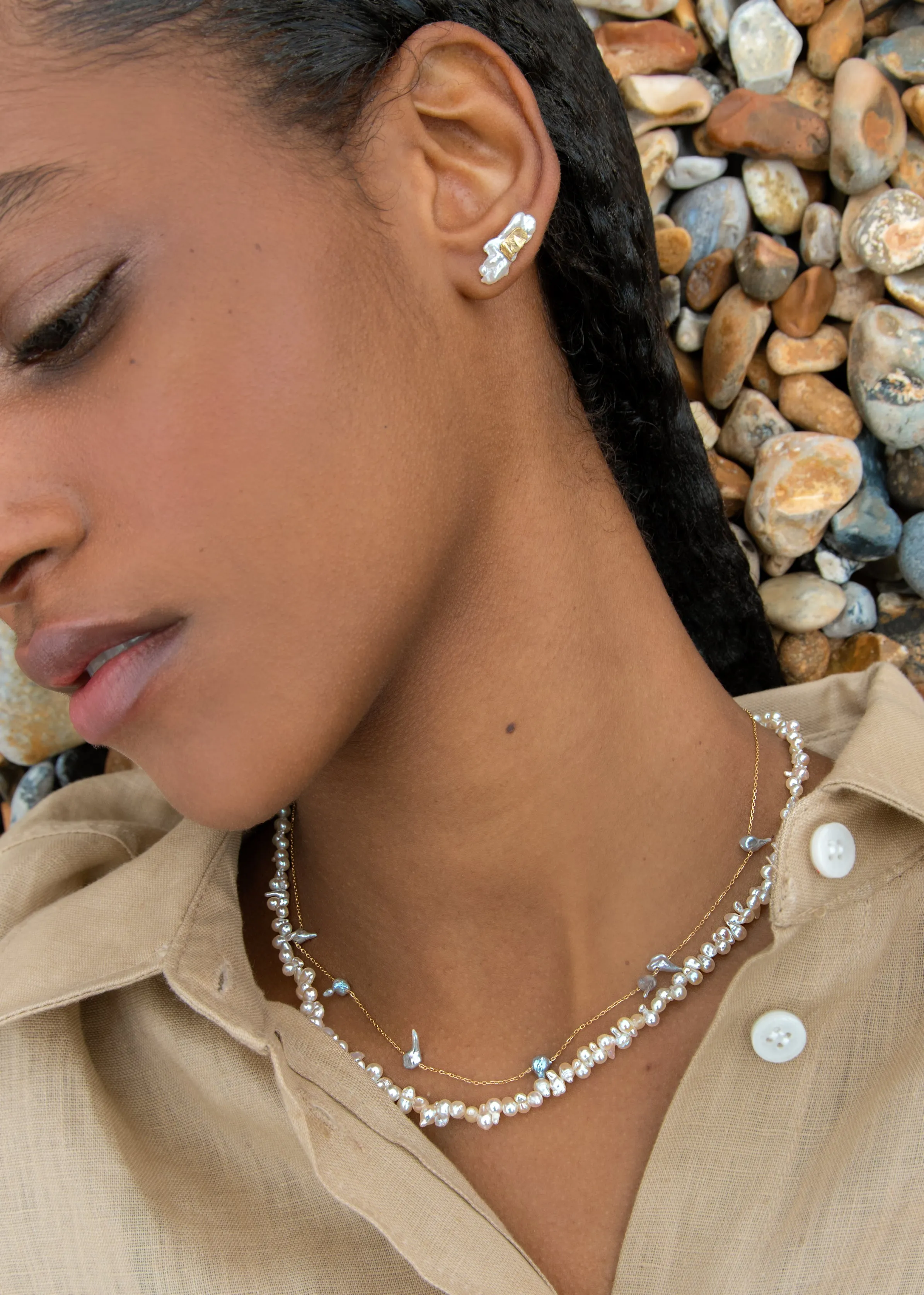 Seed Akoya pearl Necklace