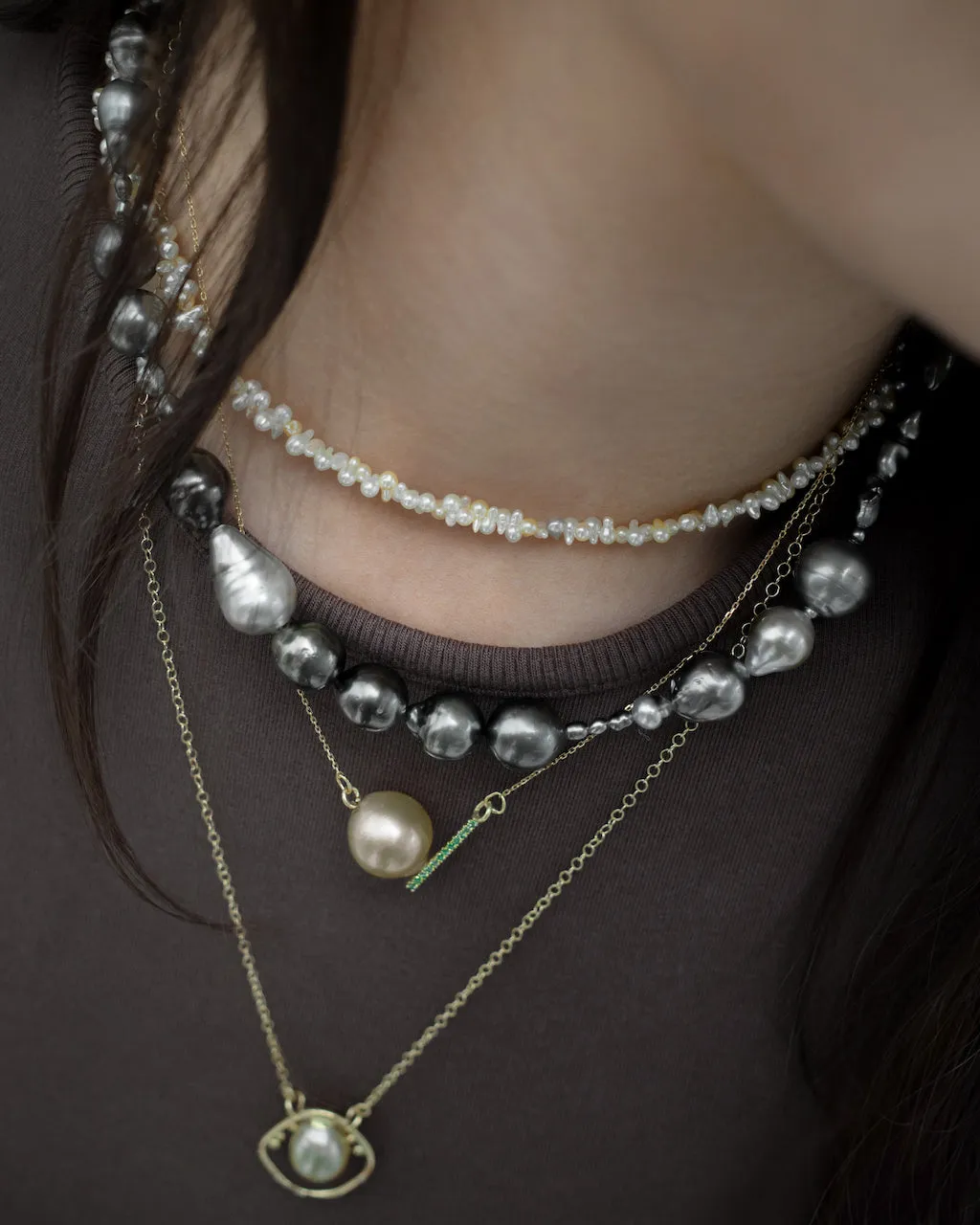 Seed Akoya pearl Necklace