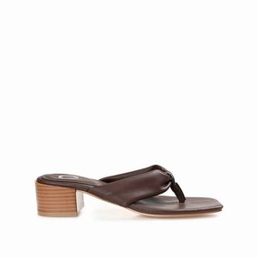 Instant Comfort Urban Stroll SEELAH BLOCK HEELED SANDALS IN VEGAN LEATHER