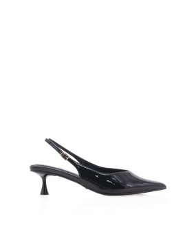 SELAH WIDE FIT - BLACK PATENT Happy Spark