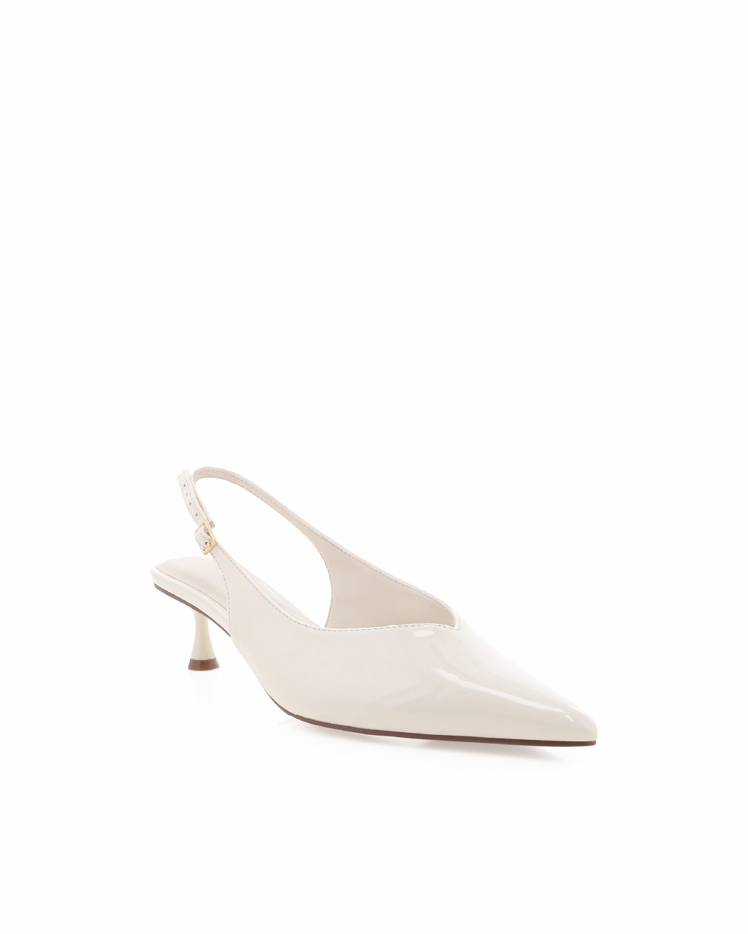 SELAH WIDE FIT - BONE PATENT Fashionable Design Event Chic
