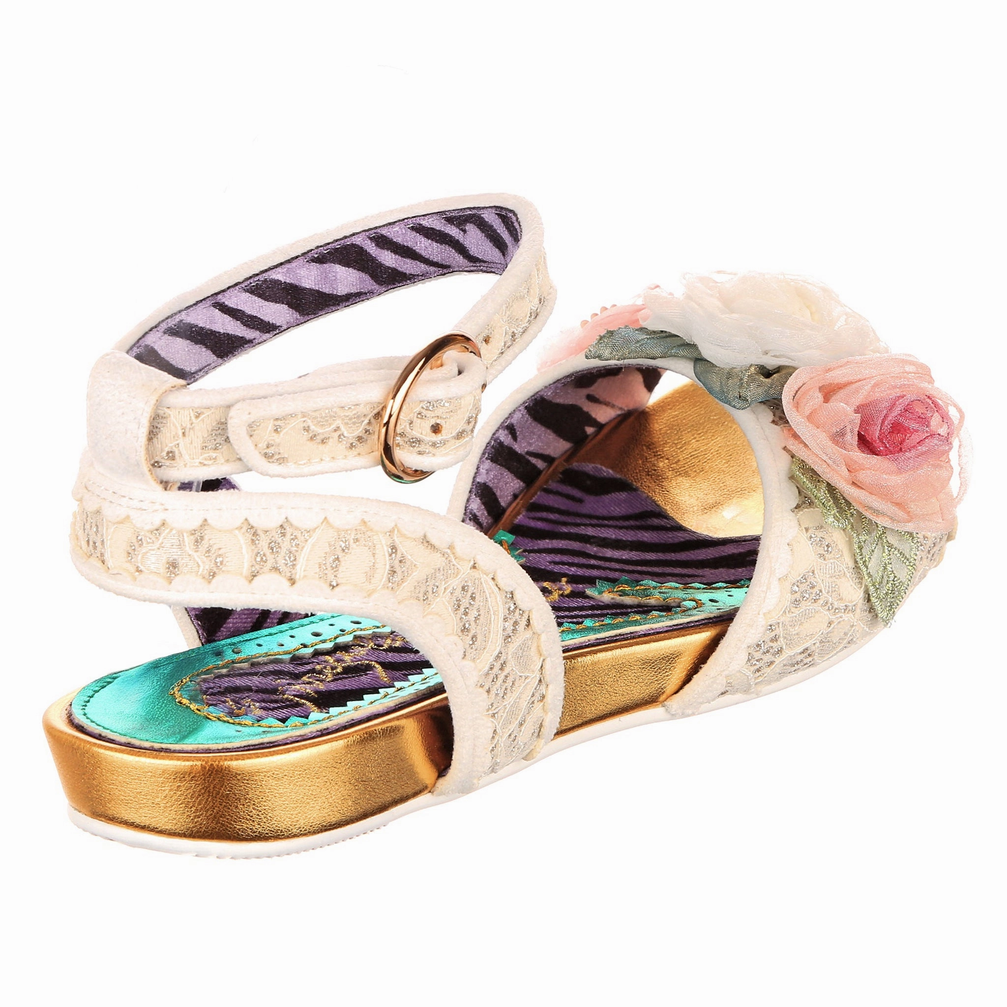 Strike A Rose Textured Footbed Easy To Clean