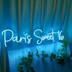 SELICOR Sweet 16  Brithday Neon Deocr  Sign