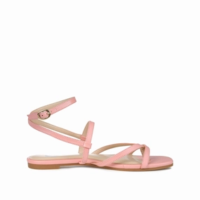 Post Gym SERISSA CRISSCROSS SANDAL IN VEGAN LEATHER