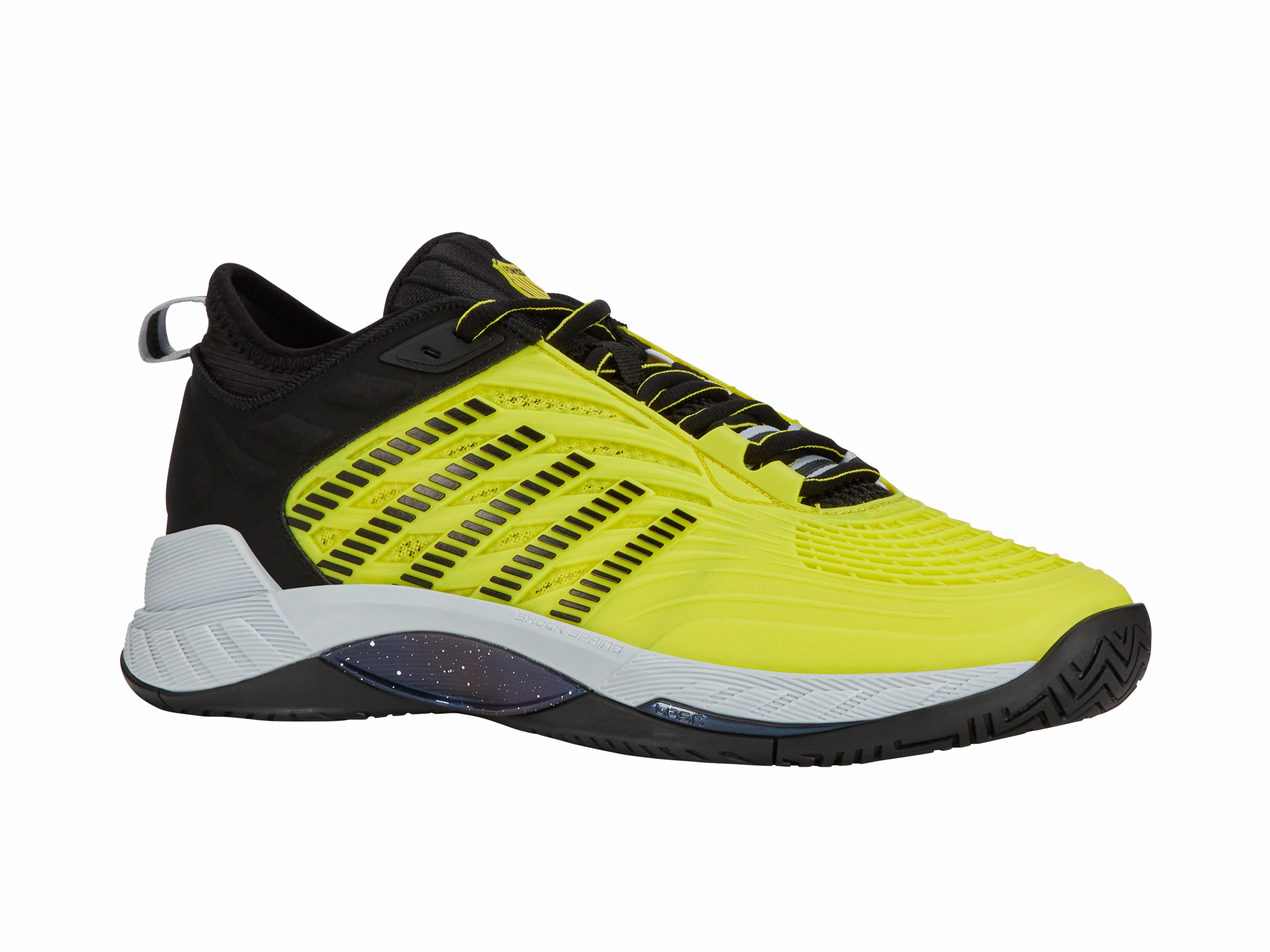 09071-736-M | HYPERCOURT SUPREME 2 | TENNIS YELLOW/BLACK/MICRO CHIP Orthopedic Footbed System Soul Step