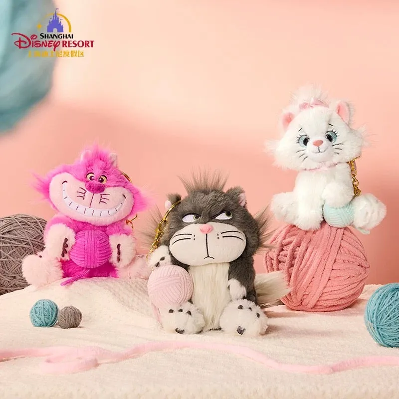 SHDL - Disney Cats "Paw Paw" Party x Lucifer Plush Keychain