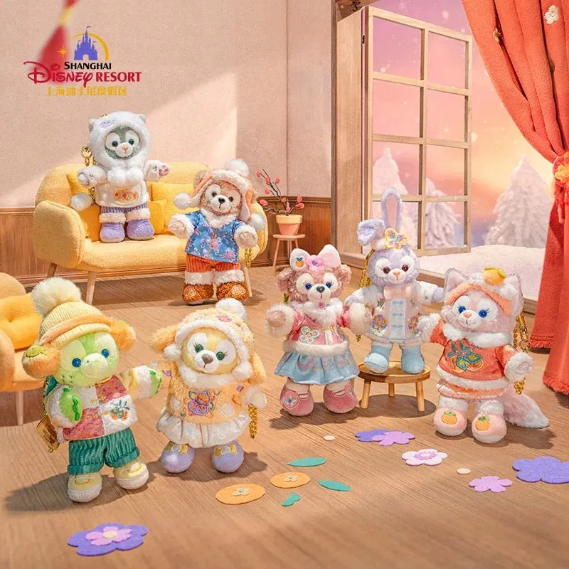 SHDL - Duffy & Friends Lunar New Year 2025 x Gelatoni Plush Keychain