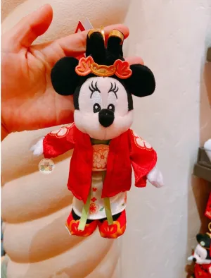 SHDL - Mickey & Friends Lunar New Year 2025 Collection x Minnie Mouse Plush Keychain