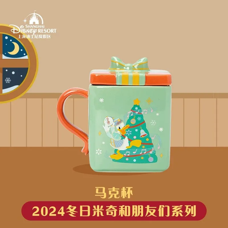 SHDL - Winter Mickey & Friends 2024 Collection x Mug with Lid