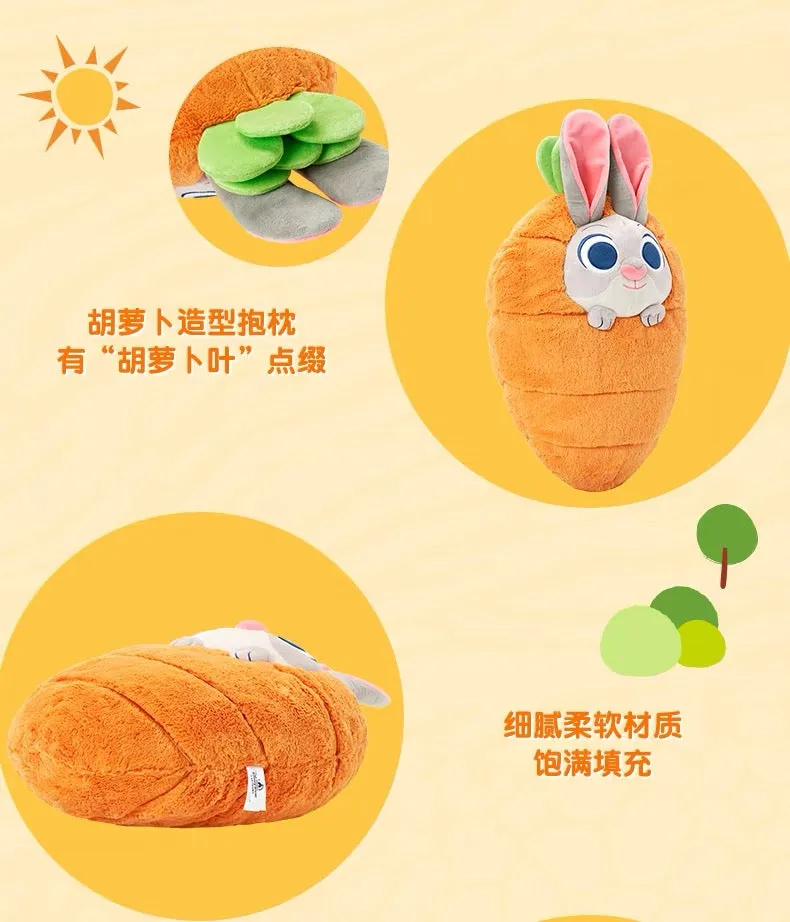 SHDL - Zootopia x Judy Hopps & Carrot Shaped Cushion