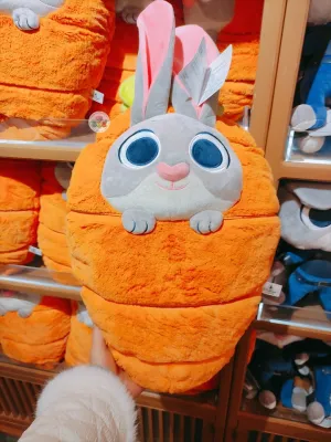 SHDL - Zootopia x Judy Hopps & Carrot Shaped Cushion