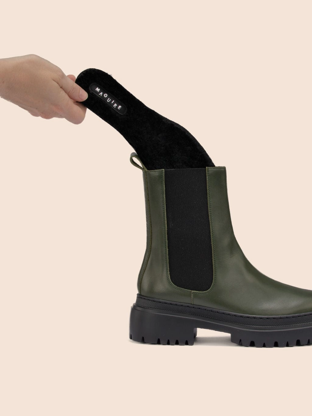 french chic Shearling Insoles