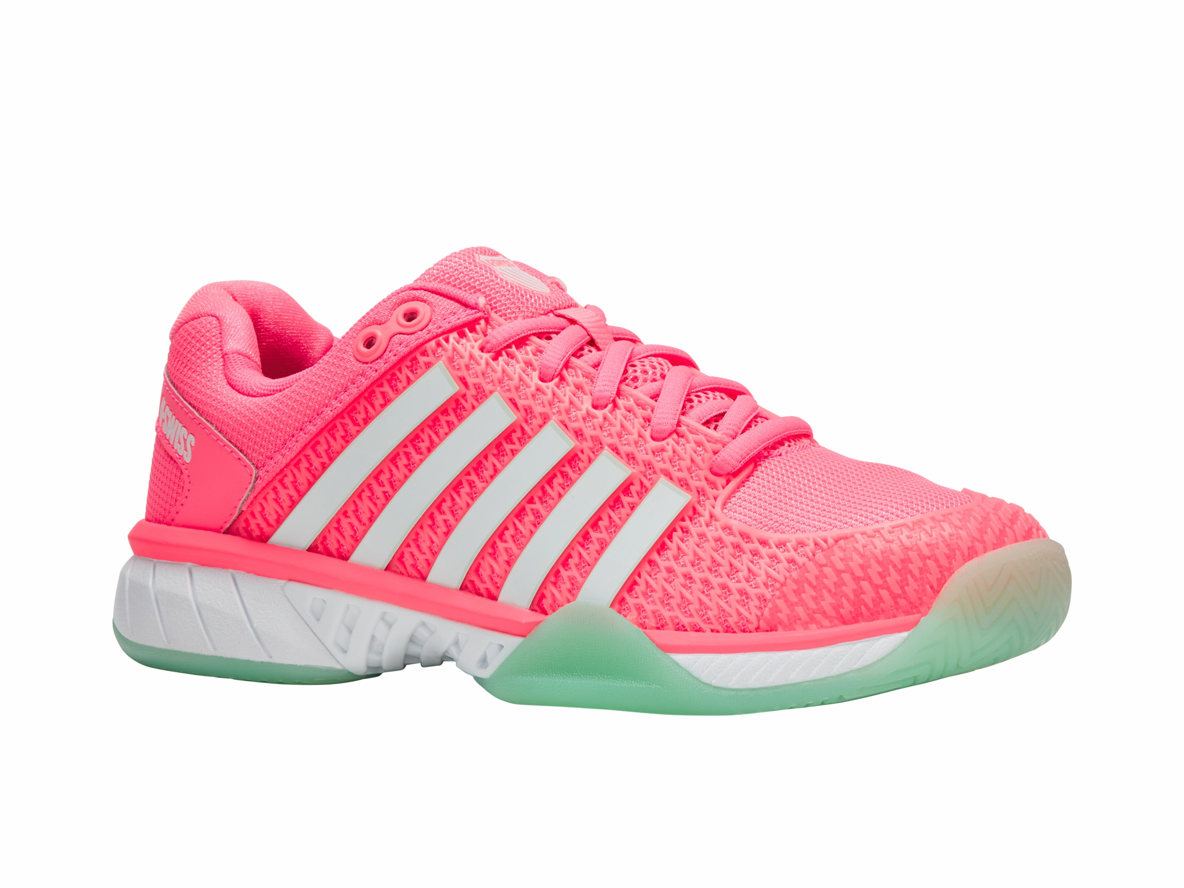 96563-649-M | EXPRESS LIGHT PICKLEBALL | NEON PASTEL PINK/NEON MINT/WHITE Adjustable