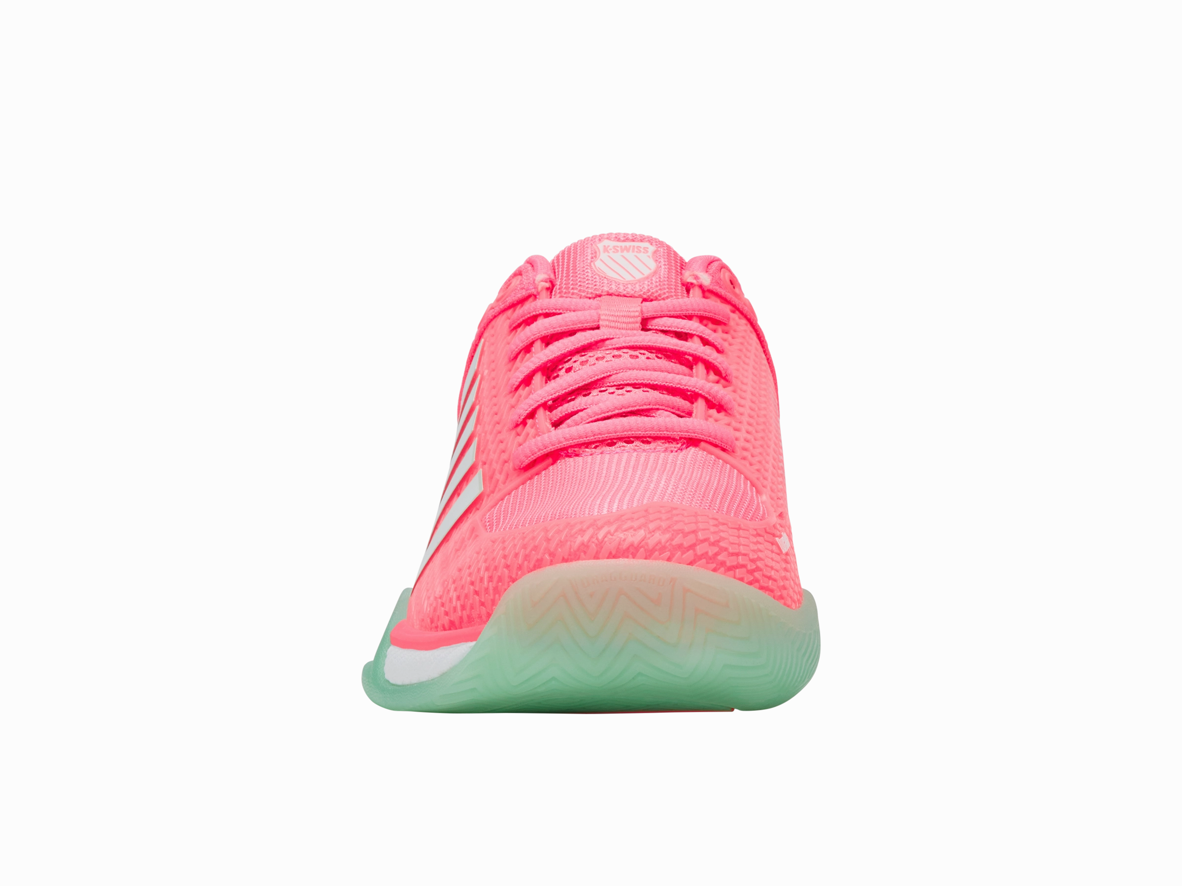 96563-649-M | EXPRESS LIGHT PICKLEBALL | NEON PASTEL PINK/NEON MINT/WHITE Shock Absorbing Midsole
