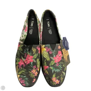 Shoes Flats By Toms In Tropical Print, Size: 12