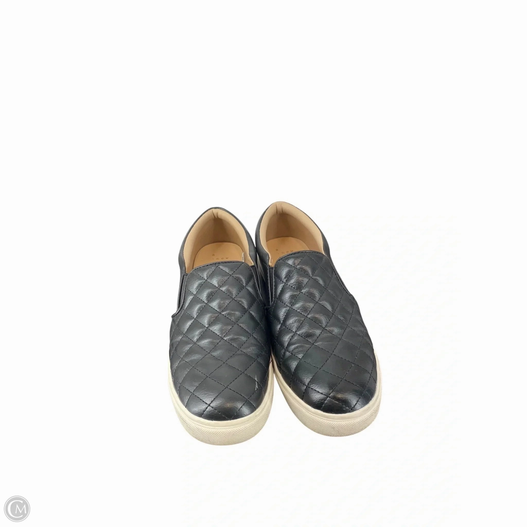 Pull On Design Elegant Piece Shoes Sneakers By A New Day In Black, Size: 8