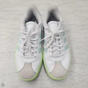 Thermal Regulating Liners Quick Dry Interior Shoes Sneakers By Adidas In Green & Purple, Size: 7