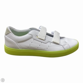 Fashion Ready Gel Cushioning Shoes Sneakers By Adidas In Green & White, Size: 10.5