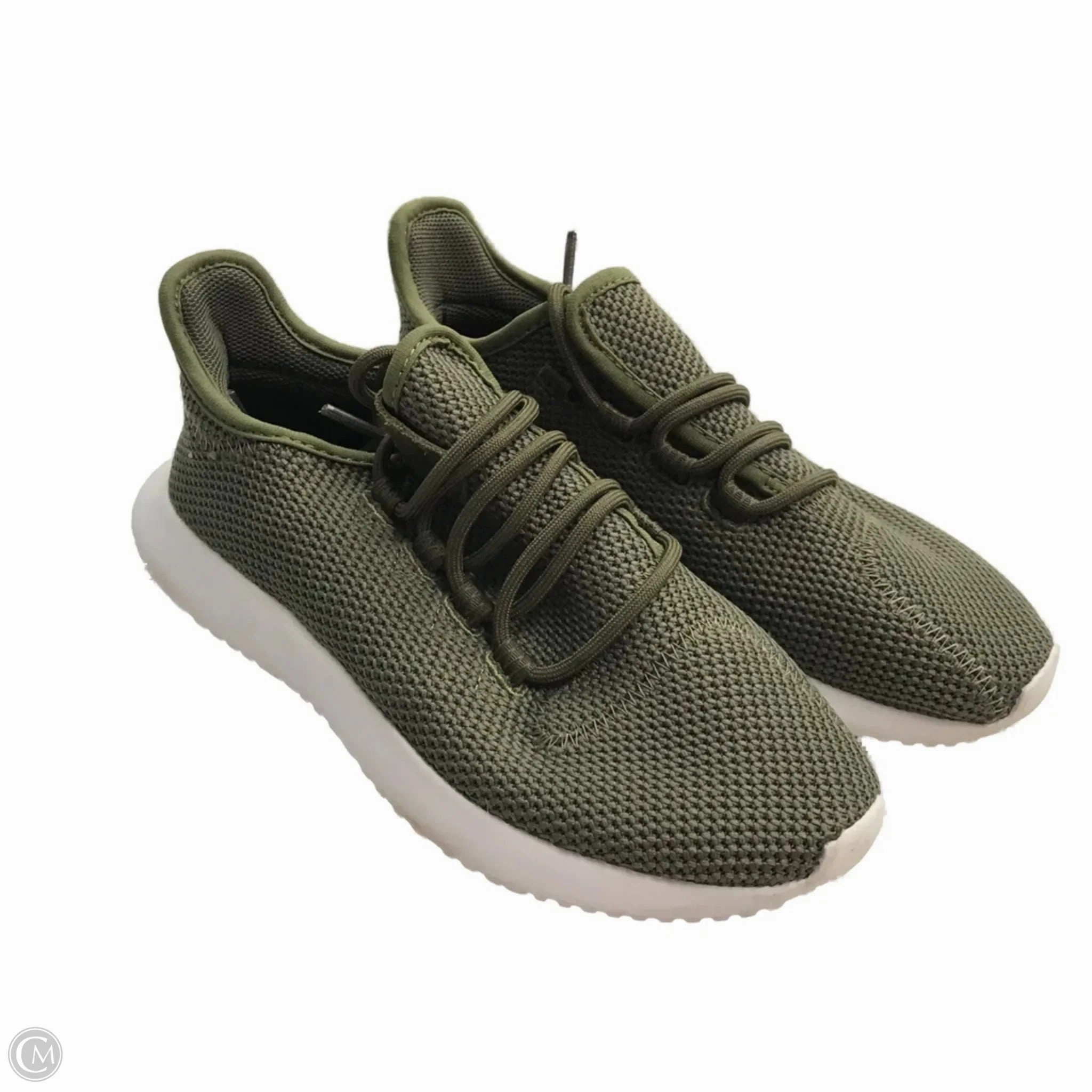 Shoes Sneakers By Adidas In Green, Size: 6 Microfiber Overlay Athleisure Fit